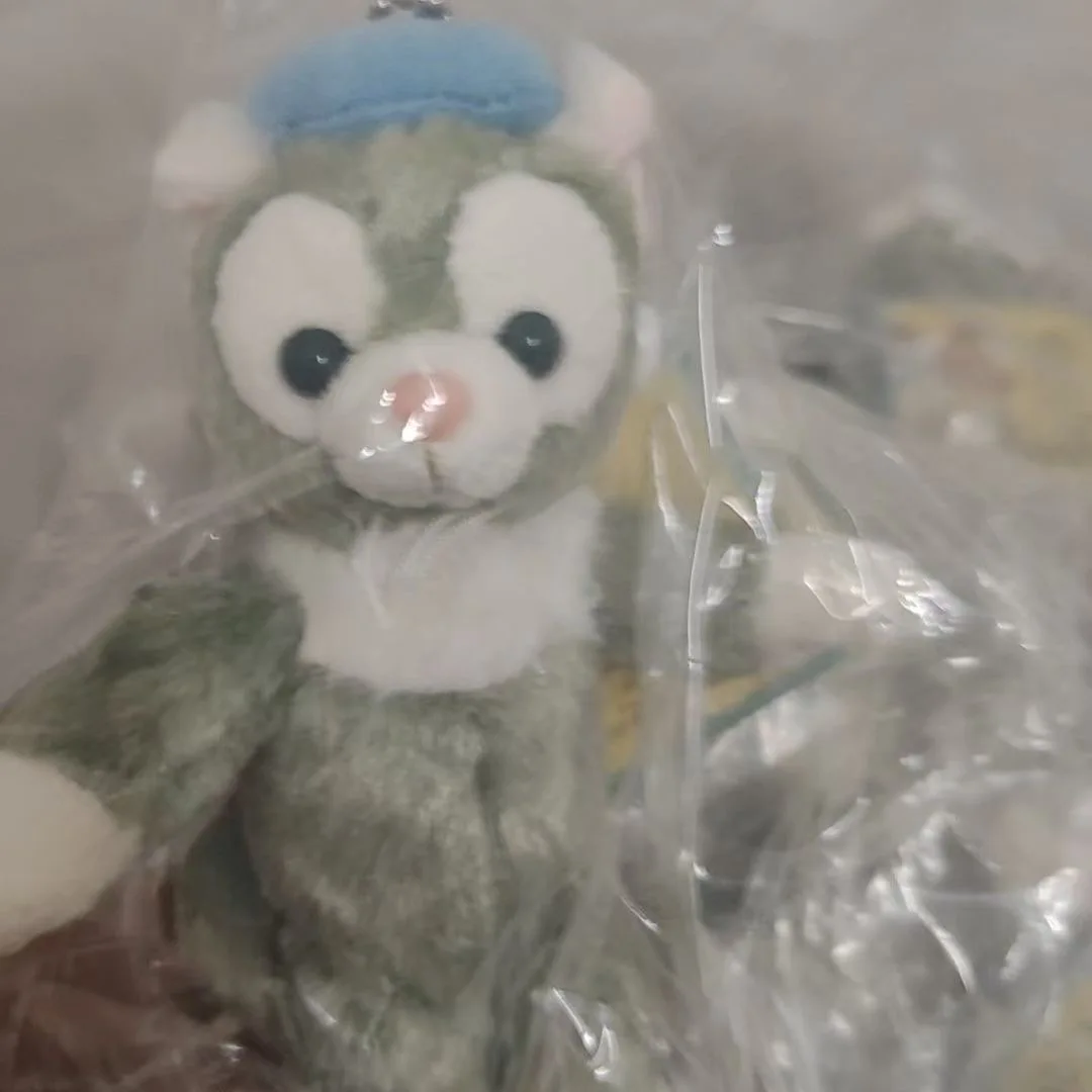 

Disney Gelatoni Soft Plush Filling Dolls Keychain Belt Decoration Backpack In-Vehicle Hanging Ornaments Friend Christmas Gift