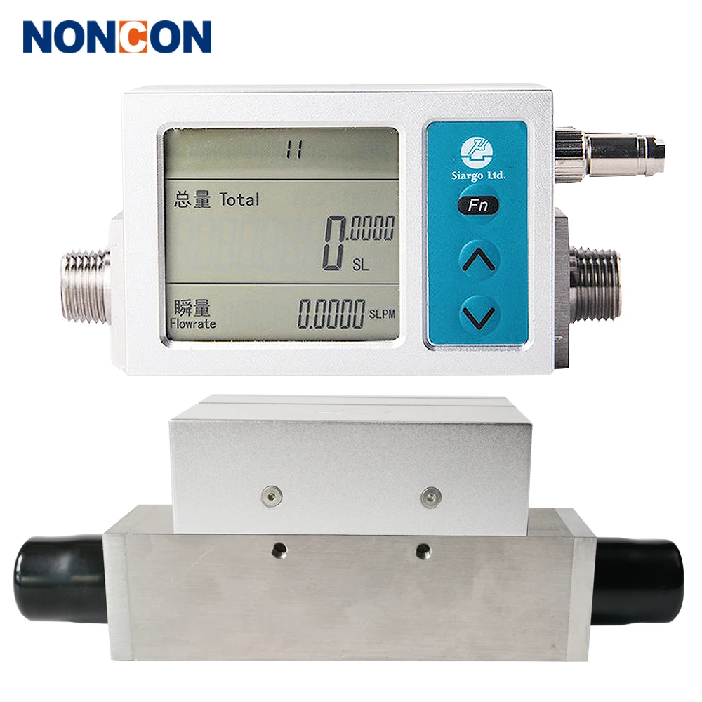 

MF5600 Detachable Display hospital micro oxygen system gas mass flow meter air nitrogen medical flowmeter