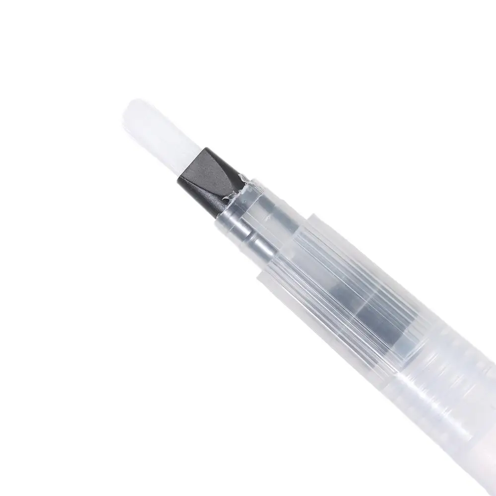 3/6Pcs Water Soluble Colored Watercolor Soft Pen Brush Nylon Brush Head Refillable Water Pen Plastic Drawing Calligraphy