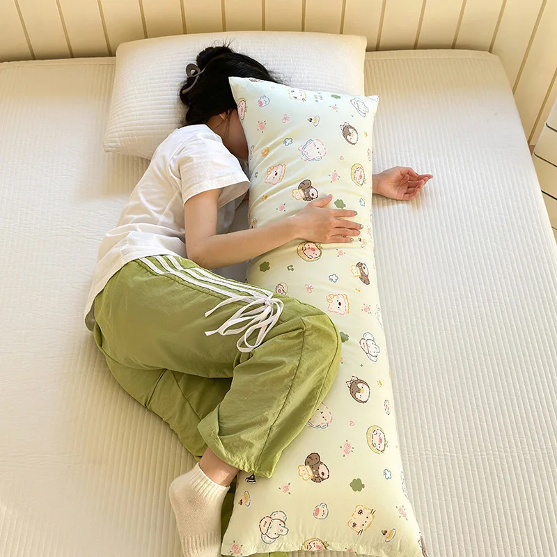 Side Sleeping Leg Clamp Extended Pillow Body Pillow Removable and Washable Waist Cushion, Single Sleeping Hug Pillow
