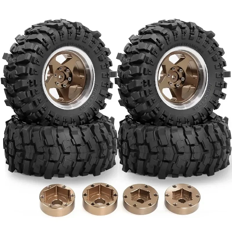 Aluminum 2.6 inch Beadlock 12MM/17MM Wheel Rim For RC Crawler tires Axial 1/10 1/7 1/8 MK07 RC Car