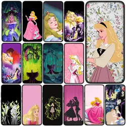 Maleficent Sleeping Beauty Aurora Princess Phone Case for Samsung Galaxy S24 S23 Fe Ultra Plus A55 A35 A24 A25 A15 A05 M55 M15