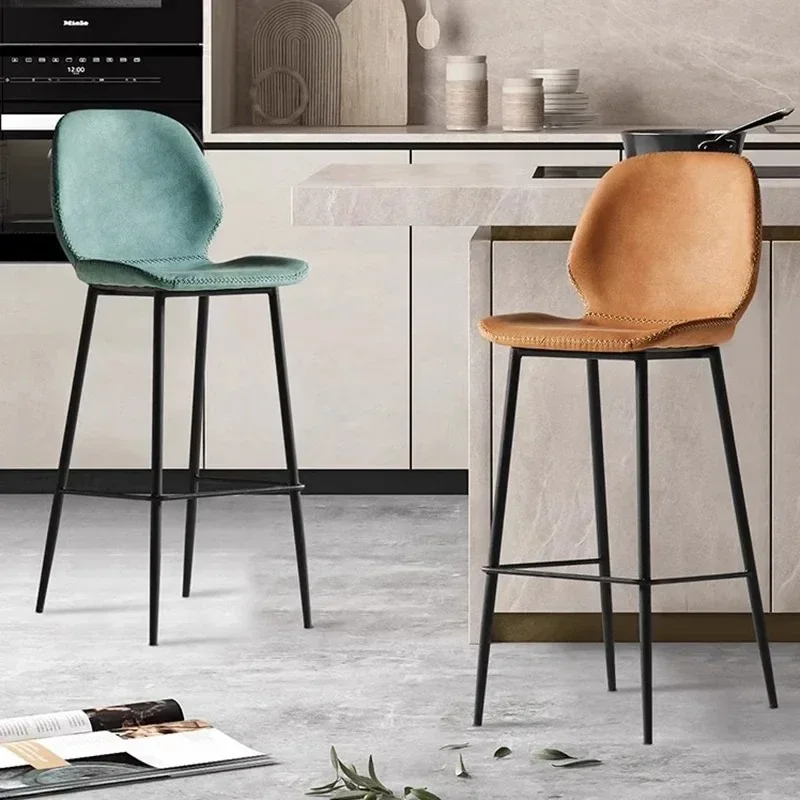 Modern Minimalist Bar Chairs Coffee Luxury Modern Bedroom Bar Stools Vanity Design Sillas Para Barra De Cocina Home Furniture