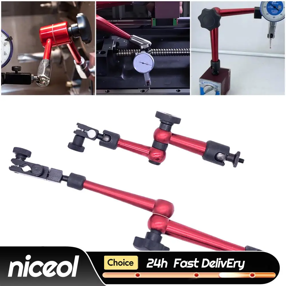 Dial Indicator Flexible Arm Stand (No Base & Dial Indicator) Magnetic Holder for Equipment Calibration & Machining