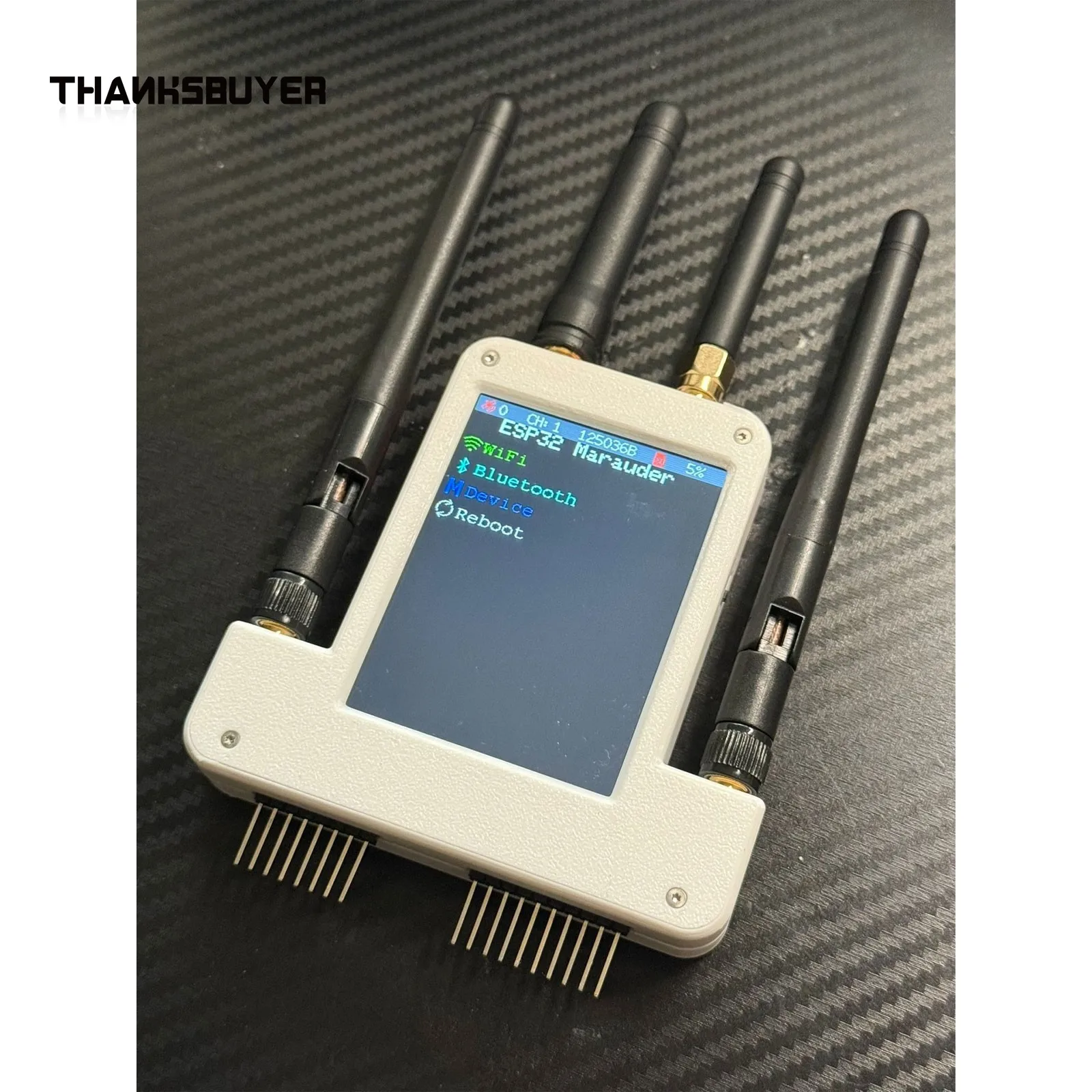 

For Flipper Zero External Module 4 in 1 433MHz ESP32S2 GPS with 2.8-inch Screen for Signal/Data Analysis