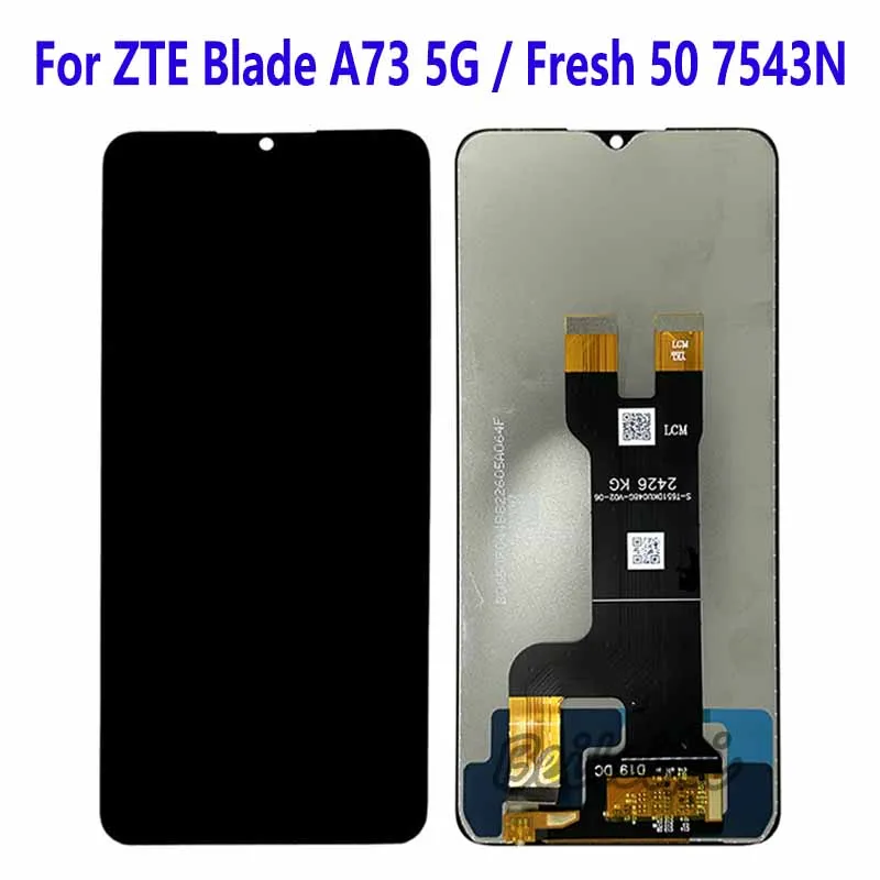 

For ZTE Fresh 50 7543N LCD Display Touch Screen Digitizer Assembly For ZTE Blade A73 5G LCD