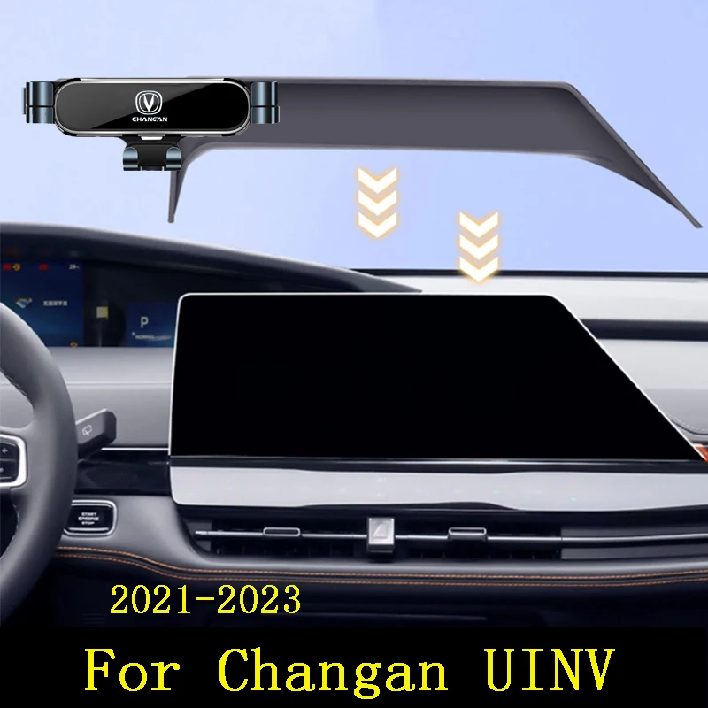 

LHD Автомобильный держатель телефона для Changan UNI-V Univ 2022 2023 автомобильный Стайлинг кронштейн GPS подставка вращающаяся поддержка Мобильные аксессуары