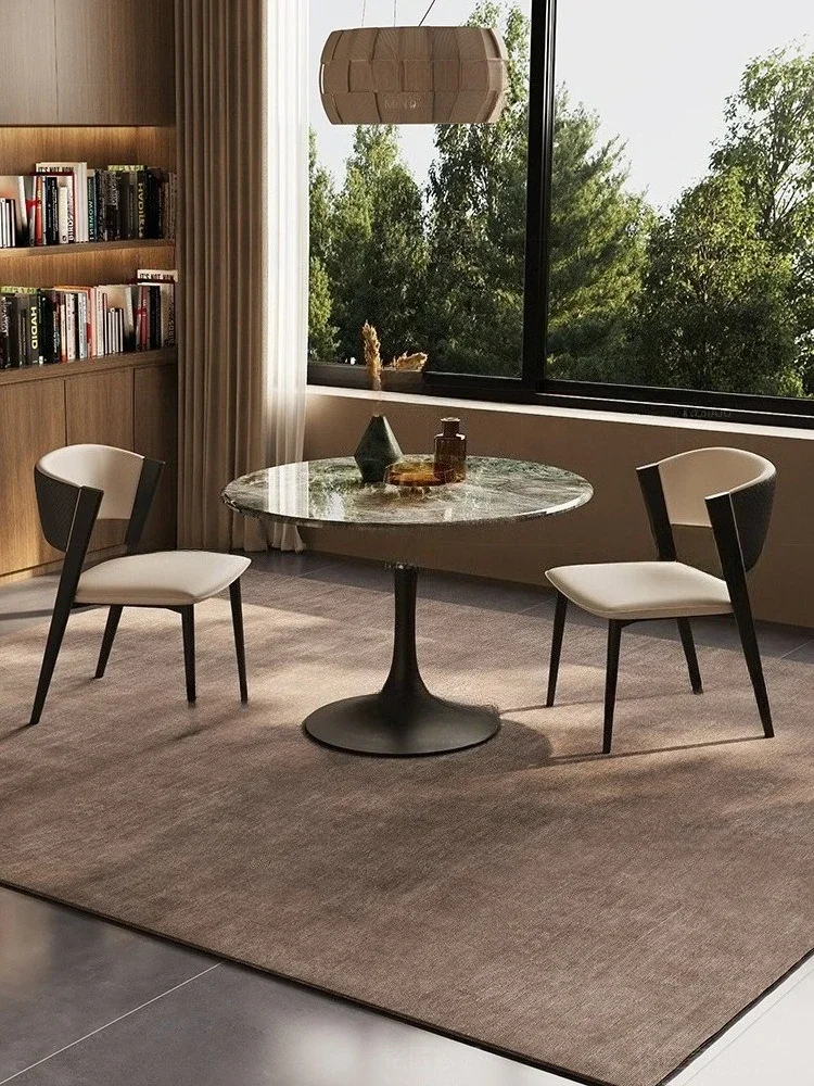 Quiet Luxury High Quality Material Cherry Cocktail Table Compact Size No Wobble Design Hidden Storage for Kitchen Heavy Duty