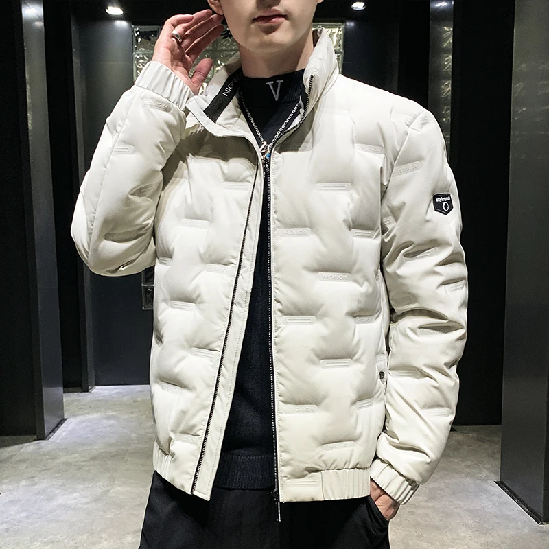 Mais tamanho M-8XL 2021 outono inverno 80% dos homens de pato branco para baixo jaquetas fino ajuste superior quente casacos outwear parkas à prova vento casaco