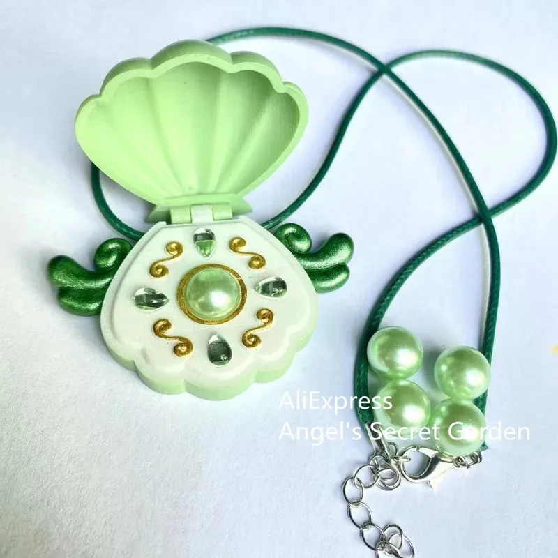 Mermaid Melody Pichi Pichi Pitch shell Pendant Necklace for Women Girls Lucia Rina Toin Hanon Hosho Noel Cosplay Jewelry Gifts view 6