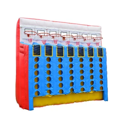 

Basketball Bouncy Castle Fun Sports Challenge Four-sided Shooting Game
