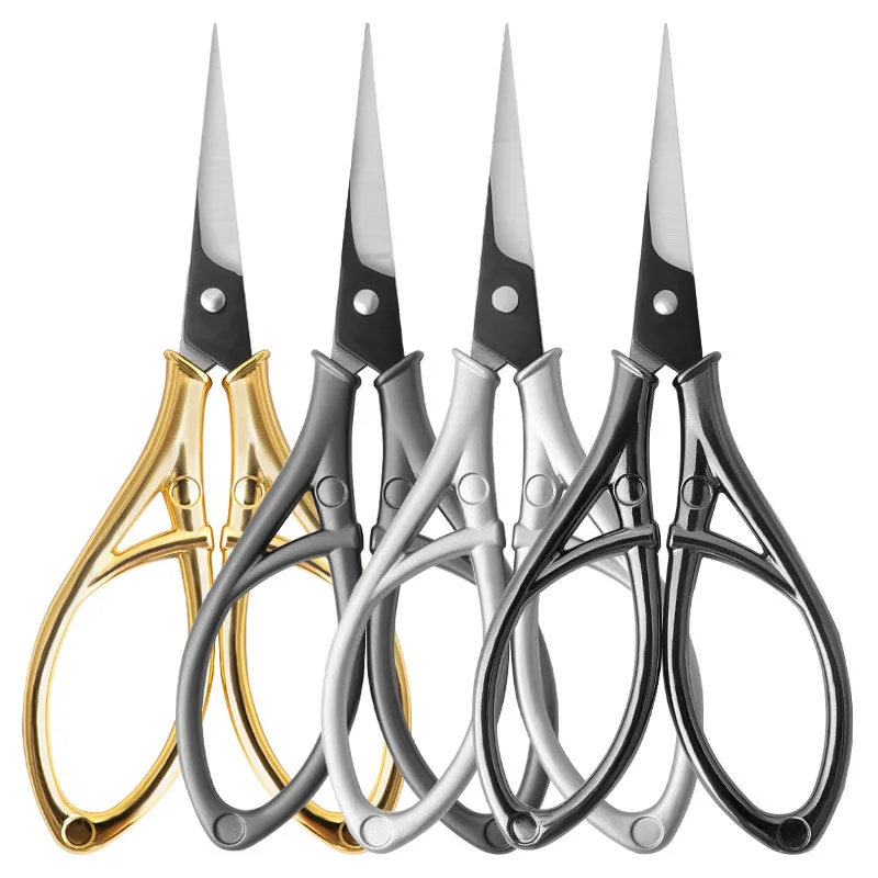 Sewing Scissors Stainless Steel Retro Embroidery Tailor Scissors Dressmaker Shears Fabric Leather Cutter DIY Sewing Accessories