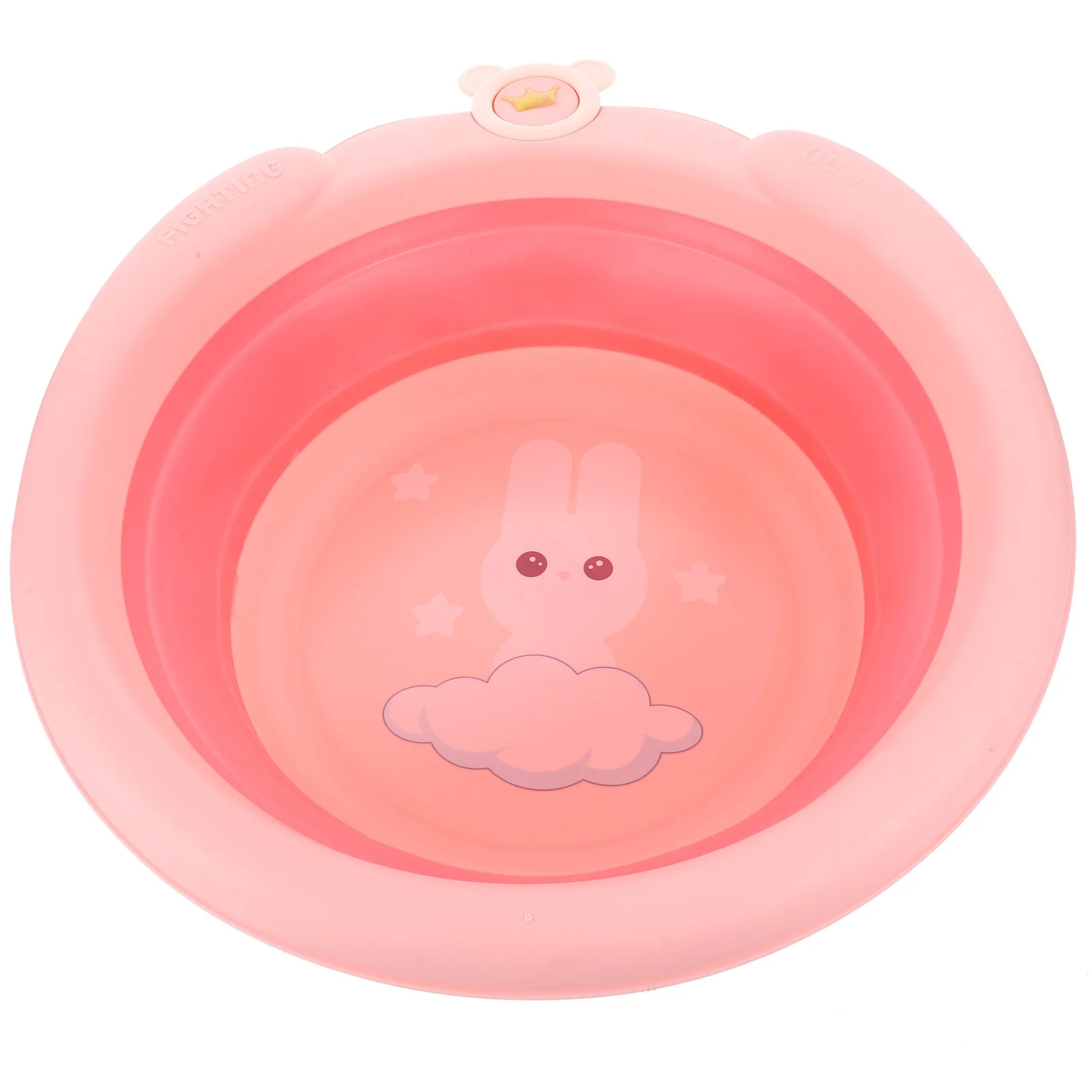 

Foldable Washbasin Portable Cartoon Face Washing Basin Multifunctional Household Small Wash Bowl for Travel Camping Foot Bath