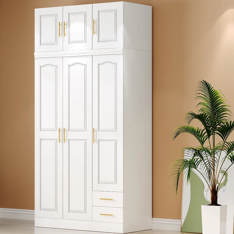

European Luxury Wardrobe Modern White Women Display Armable Wardrobe Organizer Organizer Szafa Na Ubrania Home Furniture