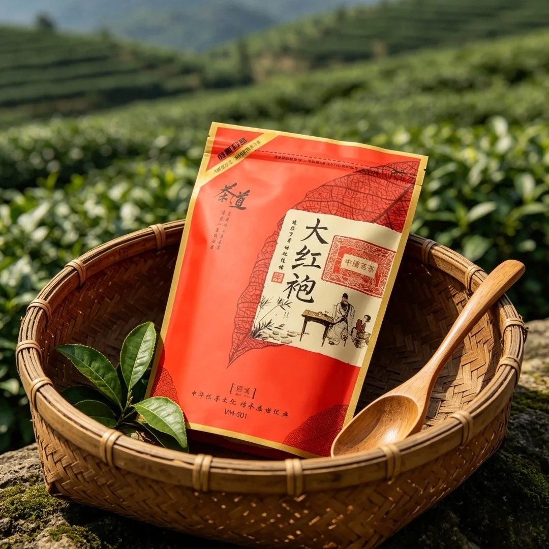 250g Lapsang Souchong Tea Zipper Bags Jin Jun Mei Da Hong Pao Tea Sealing Bag Chinese Wuyi Zhengshan Xiaozhong Tea Packing Bag