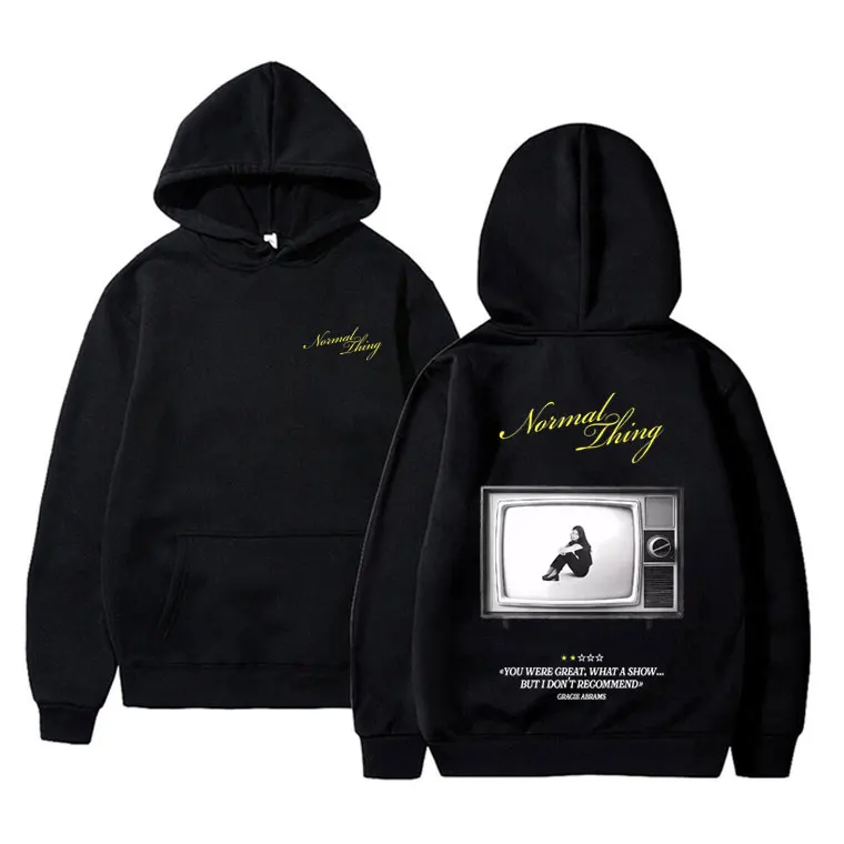 

Gracie Abrams The Secret of Us Normal Thing Hoodie Men Women's Casual Oversized Pullover Hoodies Male Fashion Hip Hop Tracksuit