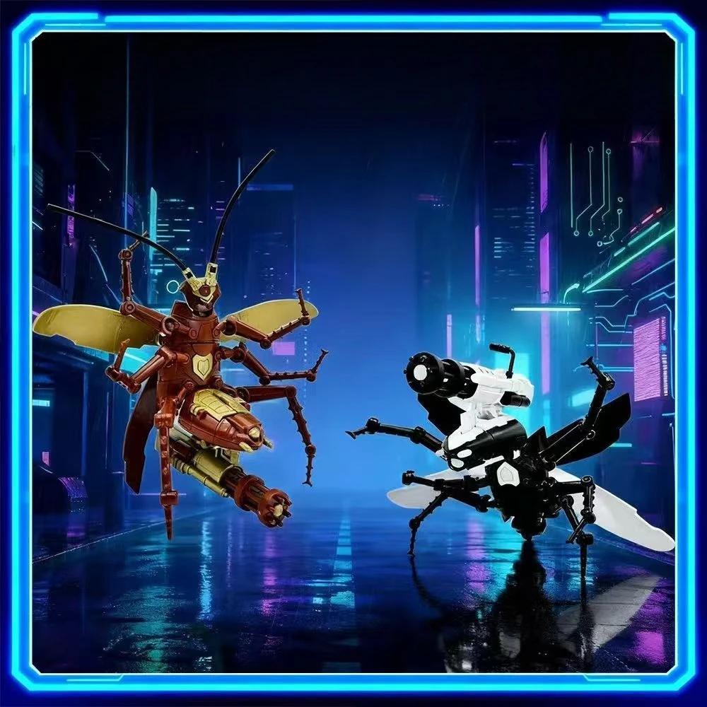 クリエイティブな機械式ゴキブリ組み立てブロックおもちゃ、関節可動式動物モデル、家の装飾、子供向けDIYおもちゃ、ホリデーギフト