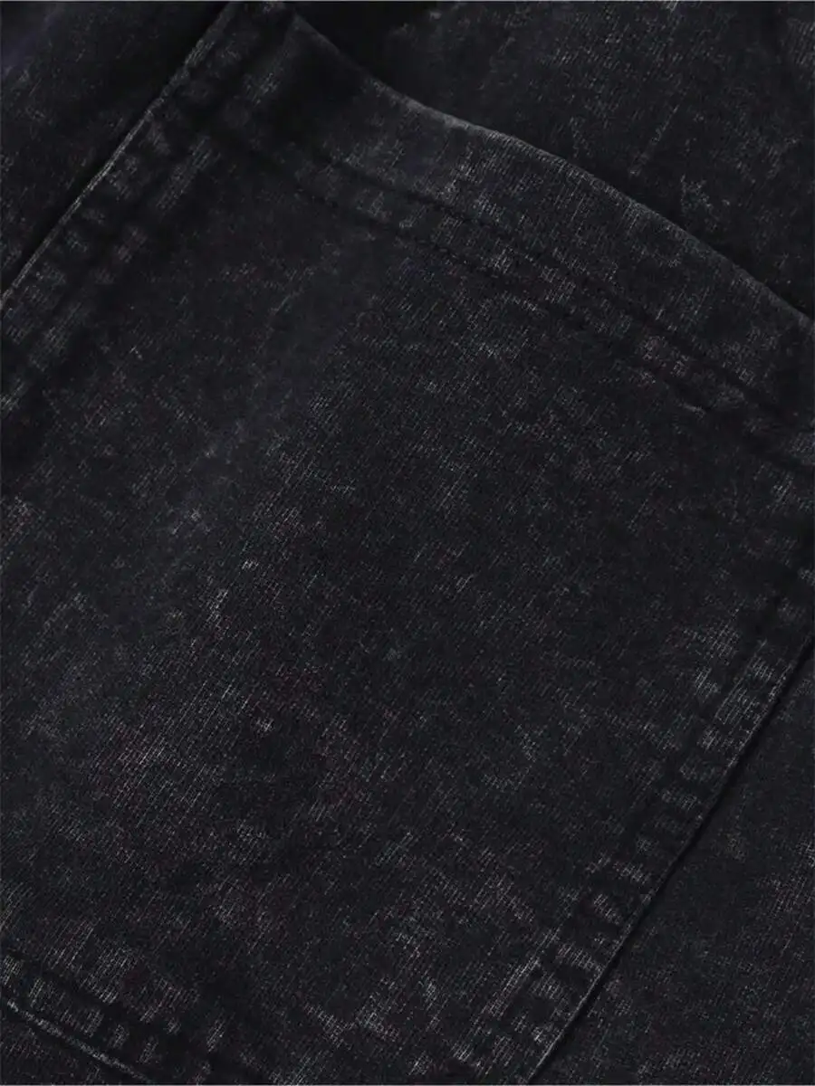 

290g Washed Batik Cotton Mens Casual Shorts With Drawstring Waist And Pockets