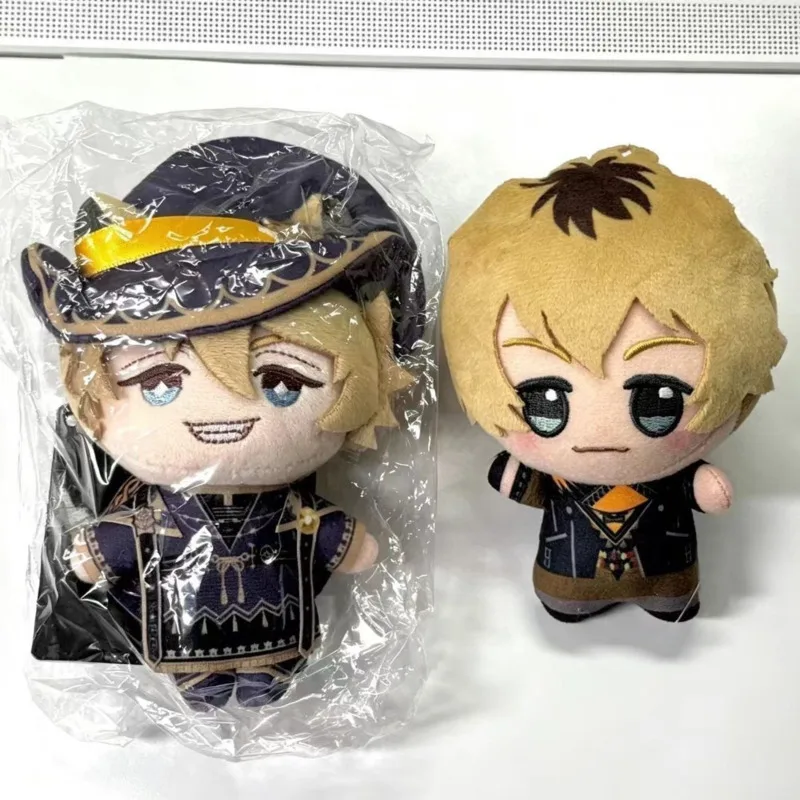 10cm Cute Ruggie Bucchi Plush Pendant Soft Printed Stuffed Doll Keychain Character Hanging Ornament Fans Collectible Gift