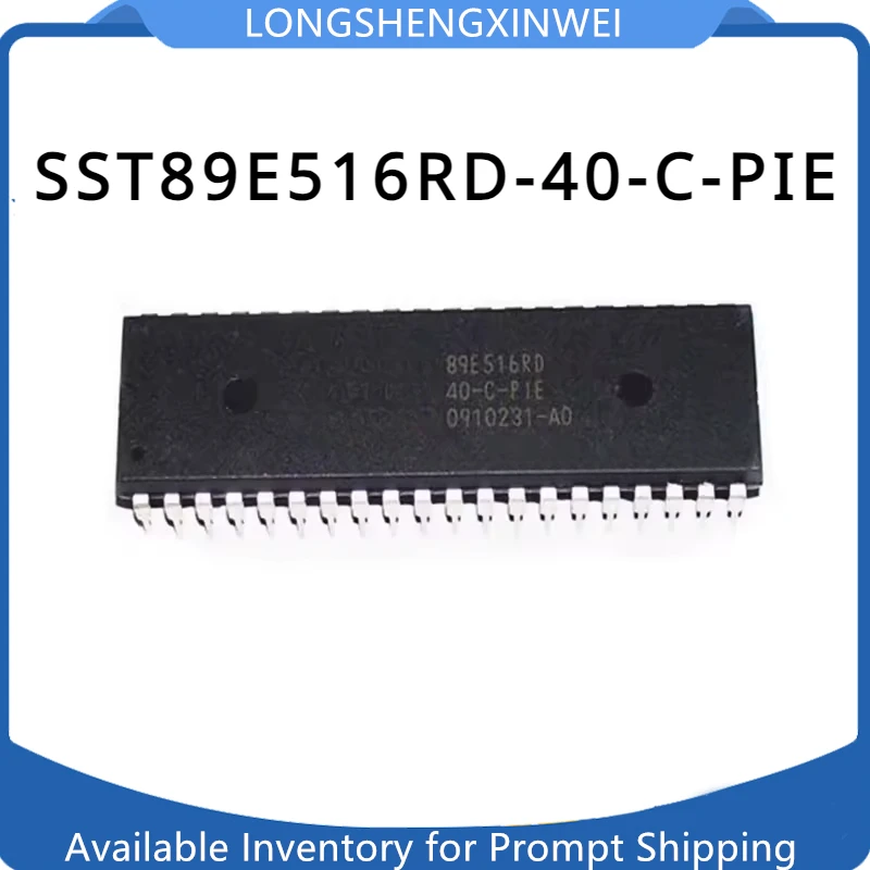 1PCS NEW SST89E516RD-40-C-PIE 89E516RD-40-C-PIE DIP40 SCM Controller Chip