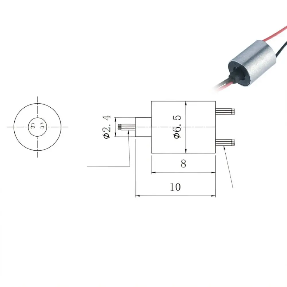 Precision Slip Ring For Guren Rotating Electric Joint Connector Smooth Signal Link For Visual Camera Rotation Unit