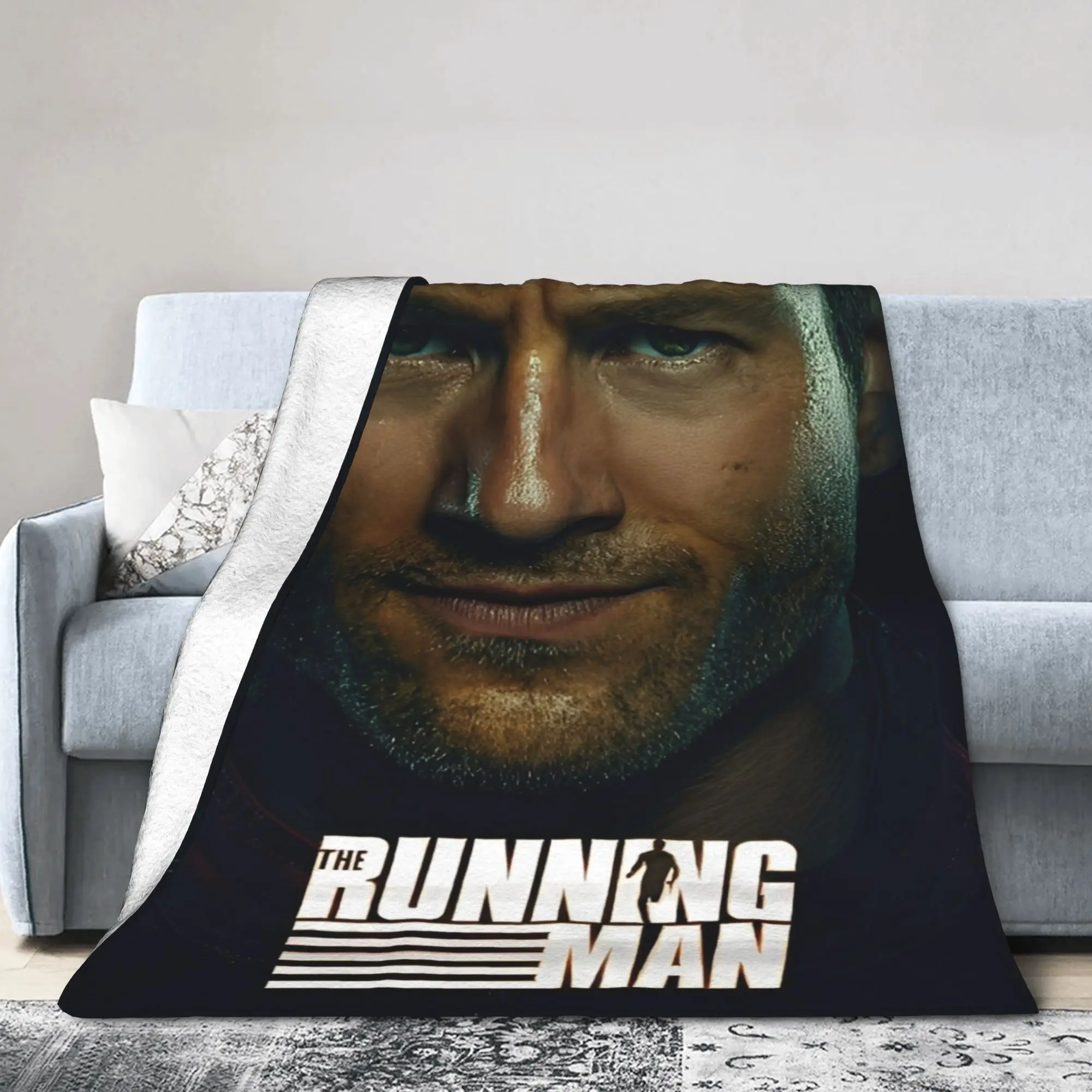 

The Running Man 2025 movie Blanket Fleece Multifunction Ultra-Soft Throw Blankets for Sofa Bedding Throws