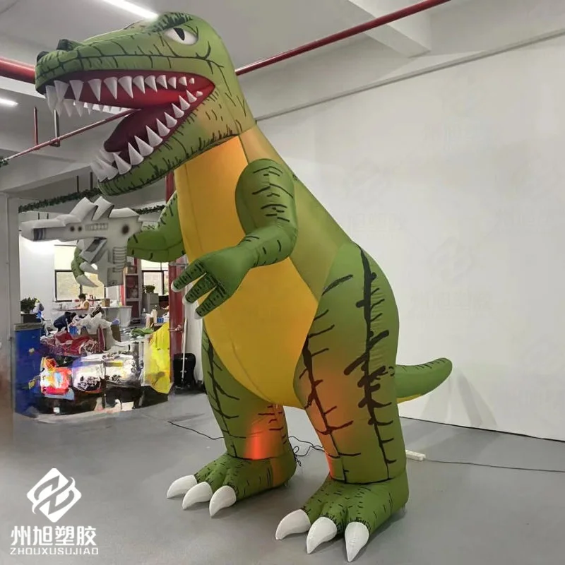 Inflatable dinosaurs, animal-based air models with blowers, outdoor shopping mall and square activity decoration props