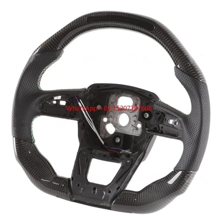 

Suits for Urus Gallardo Lamborghini customized steering wheel with all leather carbon fiber