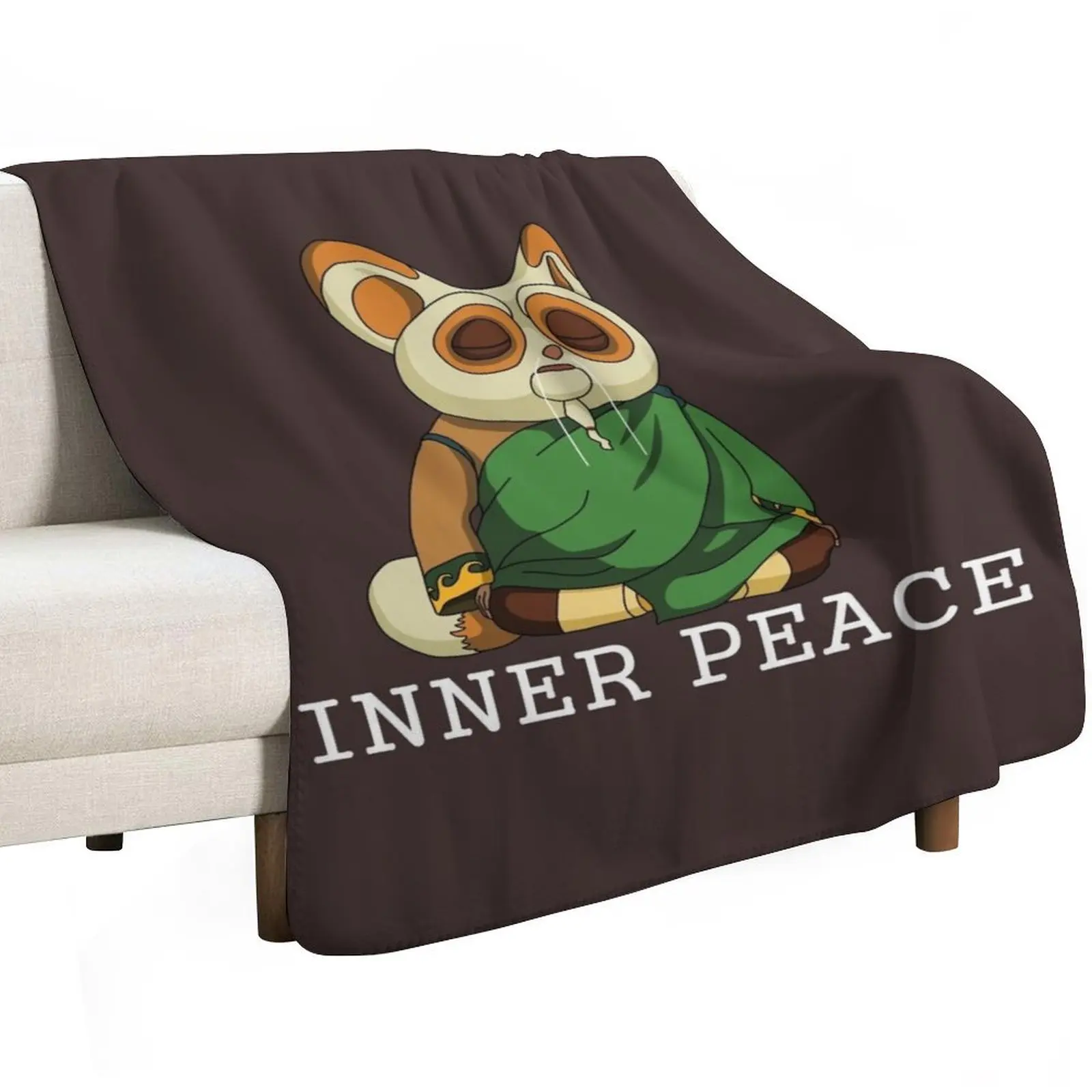 Shifu inner peace Throw Blanket Soft Big Multi-Purpose Sofa Quilt Luxury Designer christmas gifts warm for winter Blankets