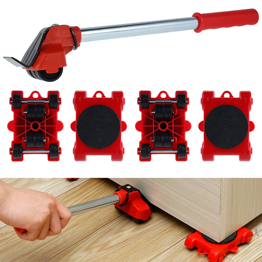 New Heavy Duty Furniture Lifting Tool Mover Transport Lifter Sliders Roller Moving Device Lifting Moving Furniture Helper