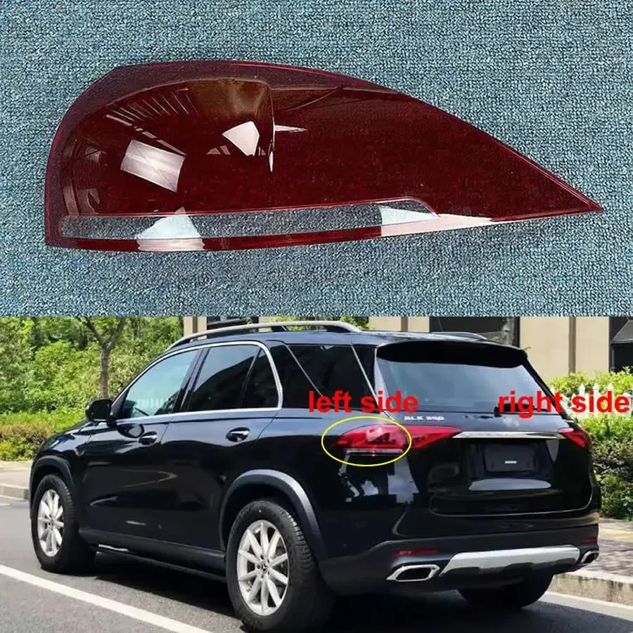 

For Benz GLE W167 2021 2022 Car Accessories Rear Outside Taillight Shell Tail Lamp Cover Turn Signal Stop Light Mask