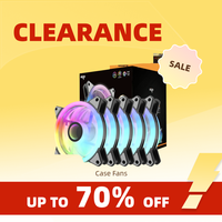 Clearance_Aigo AF12 RGB FAN 120mm Pc Computer Case Fan PWM 12cm White CPU Water Air Cooler Silent Controladora ARGB Fan Cooling 