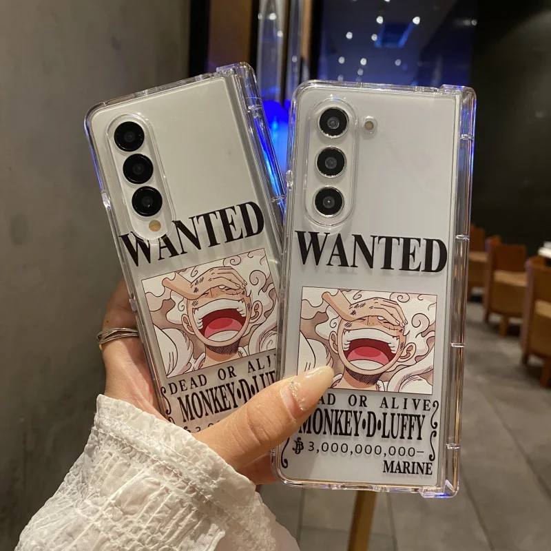 

Складной флип-чехол с милым мультяшным рисунком O-One P-Piece Luffy для Samsung для Samsung ZFold 3 4 5 6 7 O-One P-Piece защитный чехол