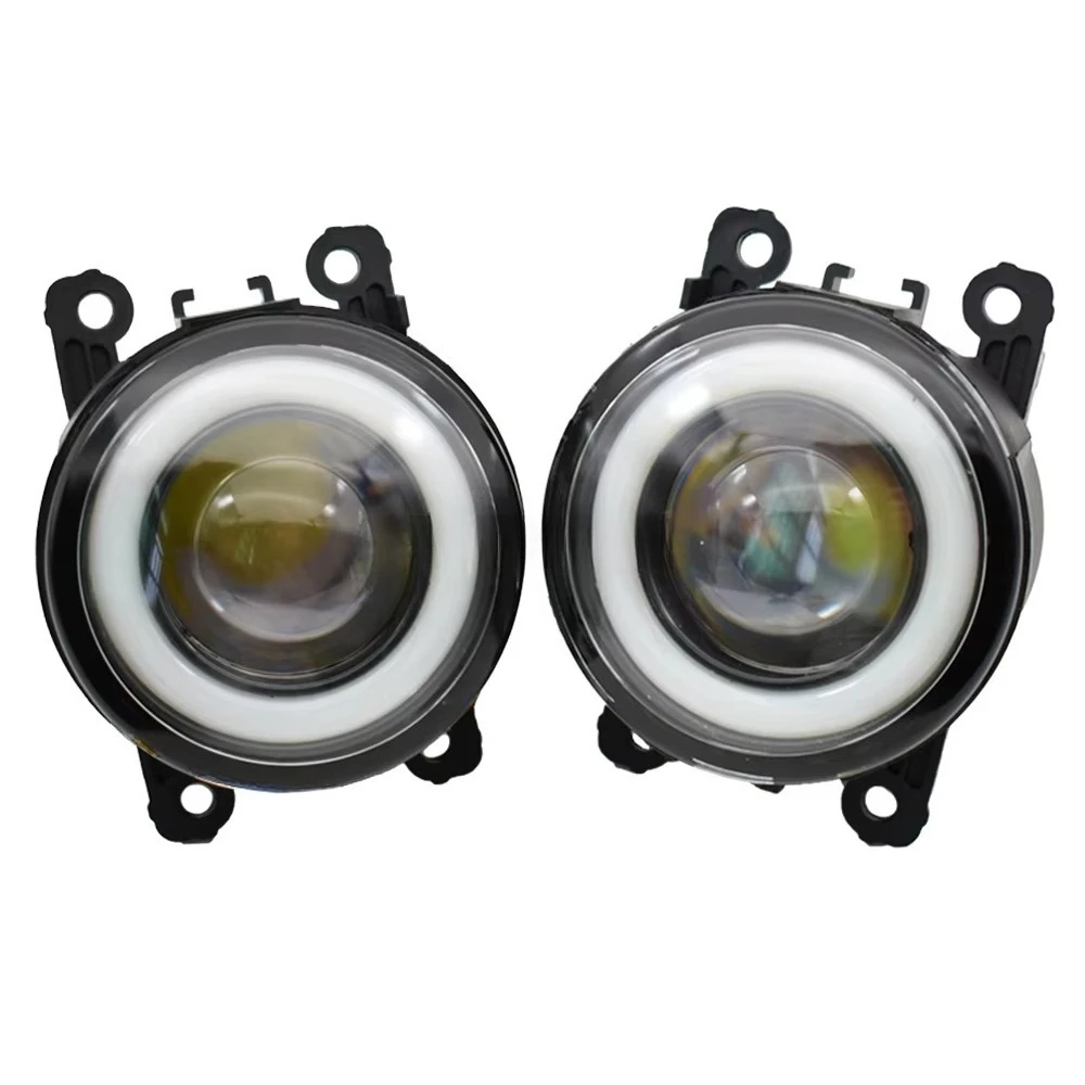 

2x accesorios de coche luz antiniebla delantera LED Ojo de Ángel H11 para Mitsubishi Pajero IV V8_W V9_W 2007-2015