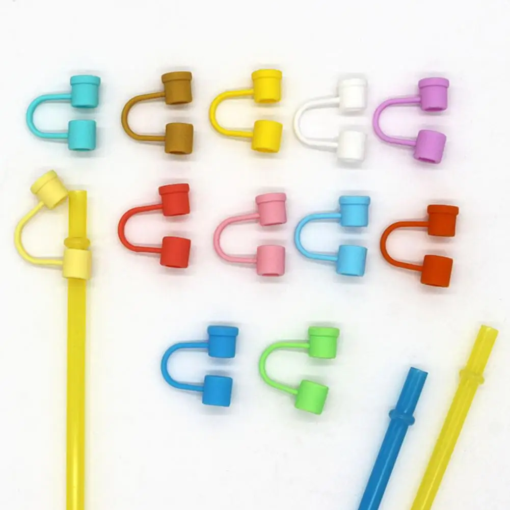 24Pcs Compact Drinking Straw Plug Protector Lightweight Straw Protector Drinking Straw Dust Cover Tip Kitchen Supplies