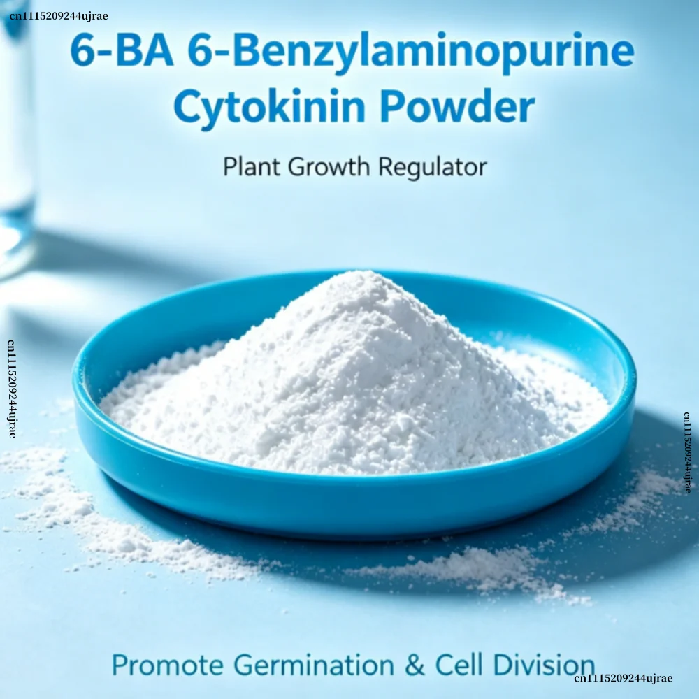 Ornamental Flower Growth Regulator: 6-BA 6-Benzylaminopurine Cytokinin Powder, Promote Germination & Branching