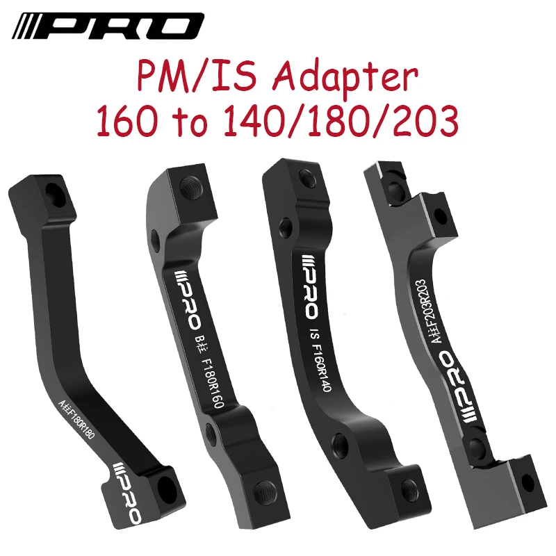 

IIIPRO 160 To 140 180 203 Bicycle Disc Brake Adapter PM IS Bike Brake Caliper Adapter Rotor Converter Durable Bike Accessories