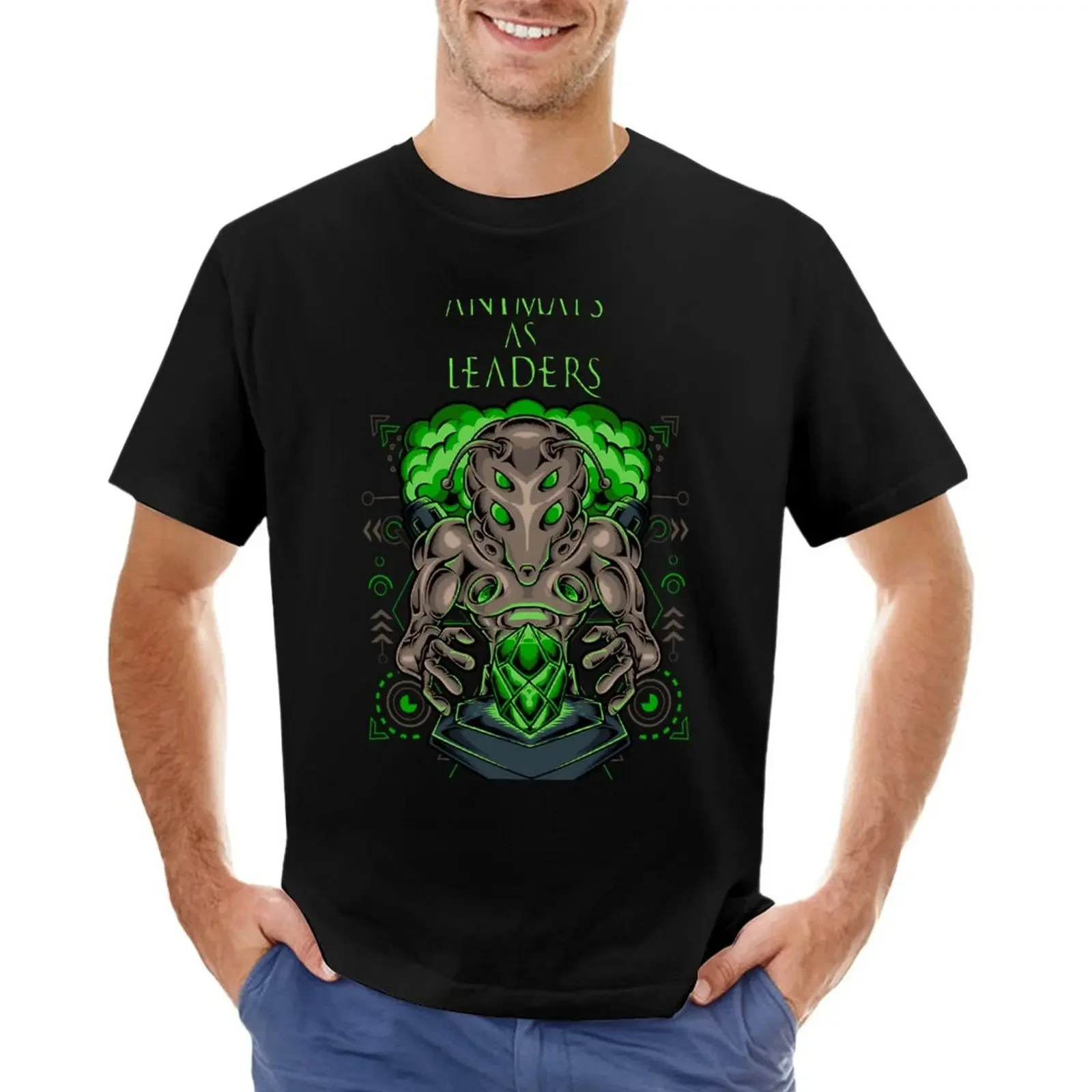 animal as leaders progresif metal T-shirt kawaii clothes cute tops animal prinfor boys funnys Men's t-shirt