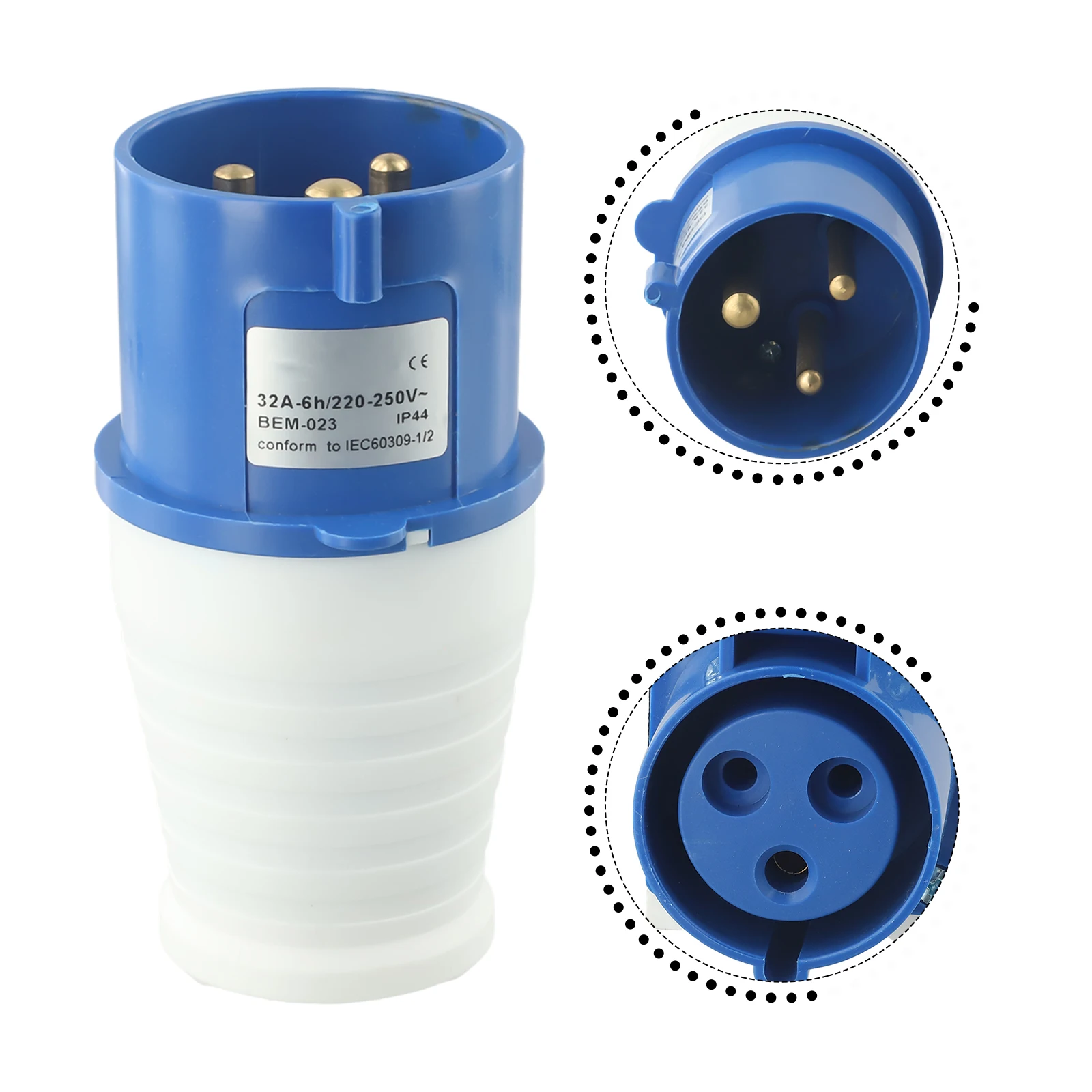 Dust Proof Design of This Industrial Waterproof Socket Ensures Safe Electrical Connections in Challenging Environments