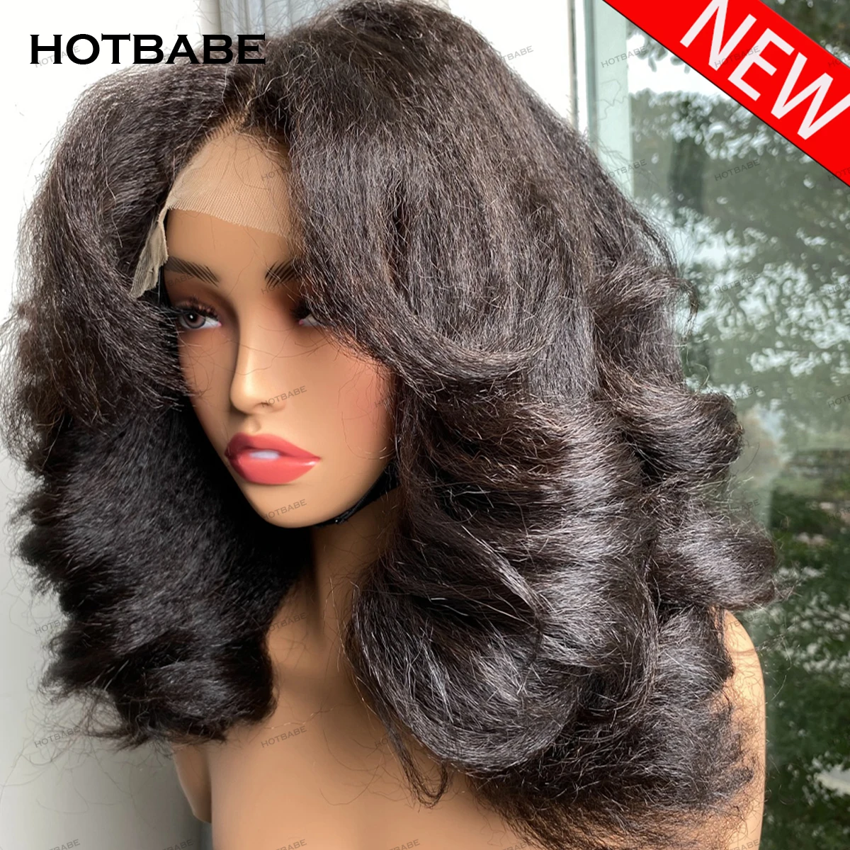 400 High Density Bouncy Curly Kinky Straight Glueless Perücken aus Echthaar für Frauen, 13x4/13x6 HD Lace Frontal Perücke, vorgezupfte Perücke
