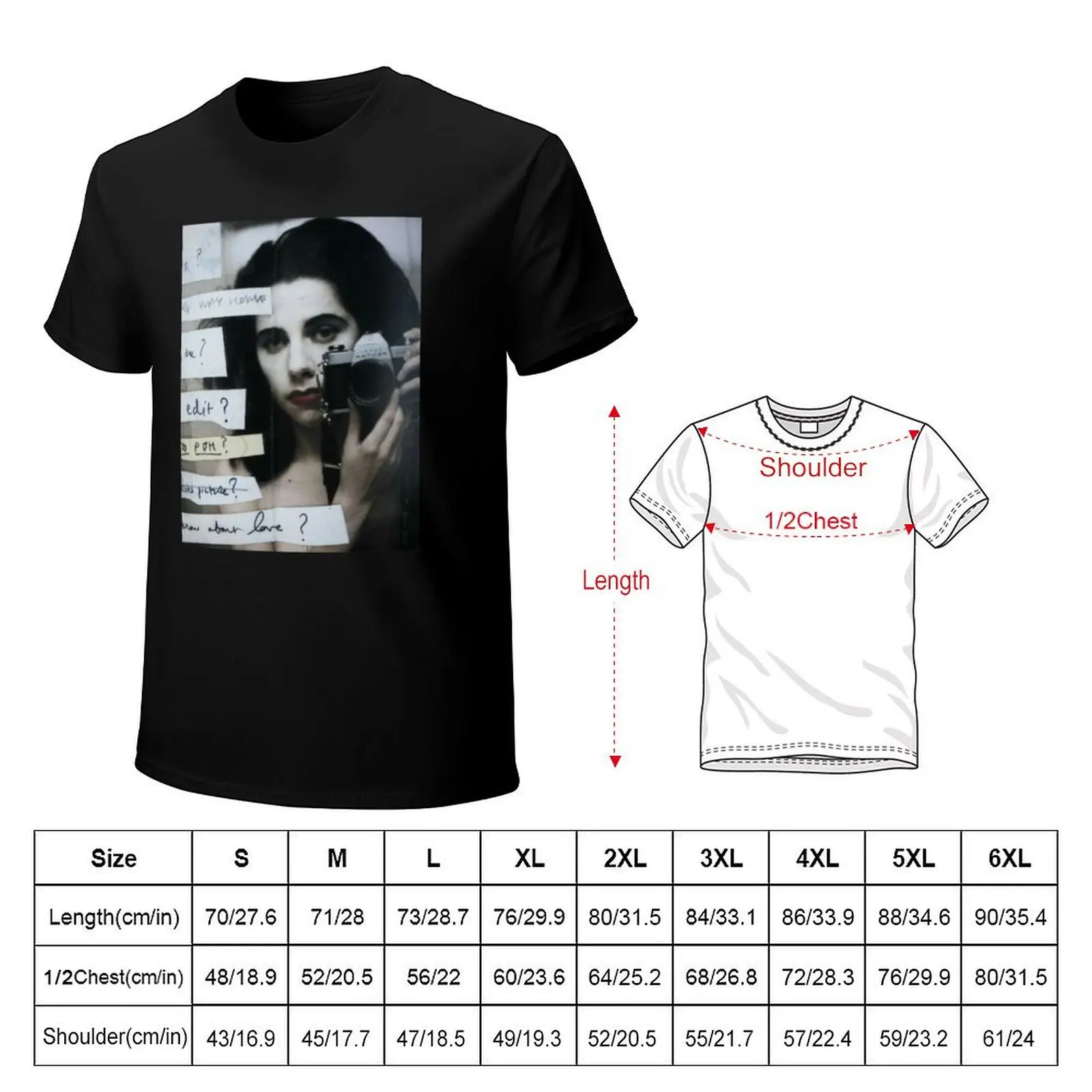 PJ Harvey Self Portrait T-Shirt Casual Daily Wear Short Sleeve Top