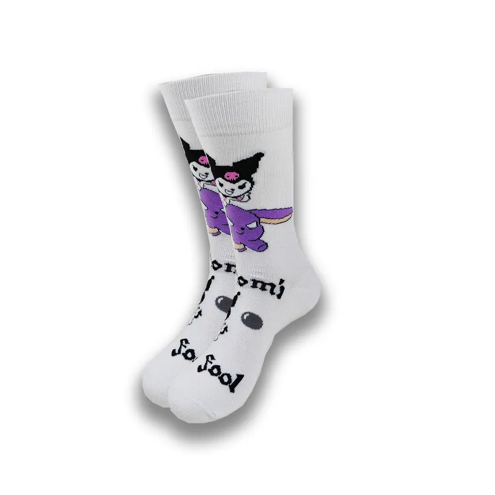 Men Fashion Socks Anime Funny Socks Hip Hop Personality Anime Socks Cartoon Fashion Alien High Quality Sewing Pattern Tube