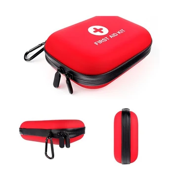 Yeni 1/24 adet ev açık seyahat kamp ekipmanları tıp Survival tıbbi ilk yardım saklama çantası küçük PU EVA çanta kılıf