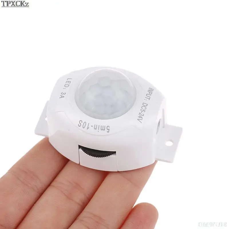 5V 12V PIR Motion Sensor Light Switch Motion Sensor DC Movement Detector Activated Timer Automatic Switch ON OFF LED Light Bar