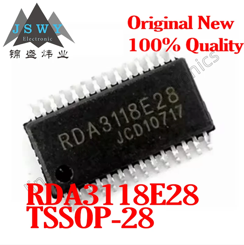 

(5/20pcs) RDA3118E28 TSSOP-28 RDA3118/D Class-A Audio Power Amplifier IC Chip/New Original Stock Electronics