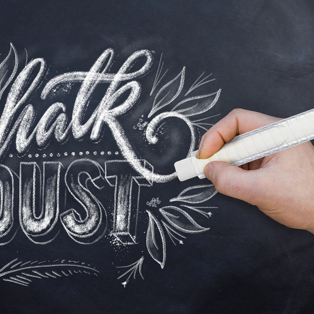 15 個透明チョークホルダープラスチックカバークリエイティブクリップ細かい質感学用品ダストフリー簡単クリーン