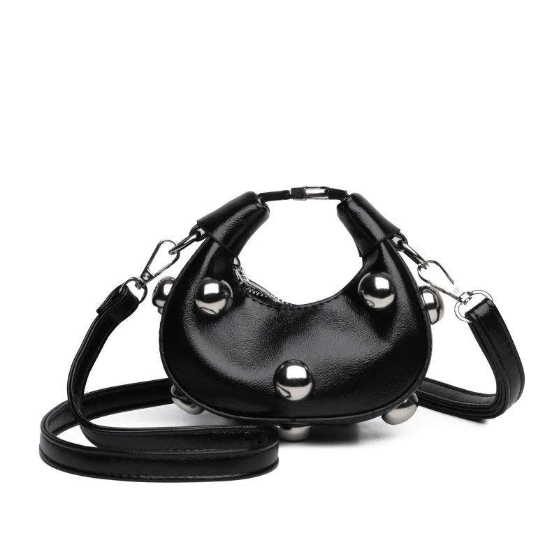 حقيبة بمقبض علوي لعام 2025، محفظة لوكس تحت الإبط للنساء، حقيبة كروس مدمجة، حقيبة أنيقة ليلاً ونهارًا، حقيبة حبال مزخرفة #4