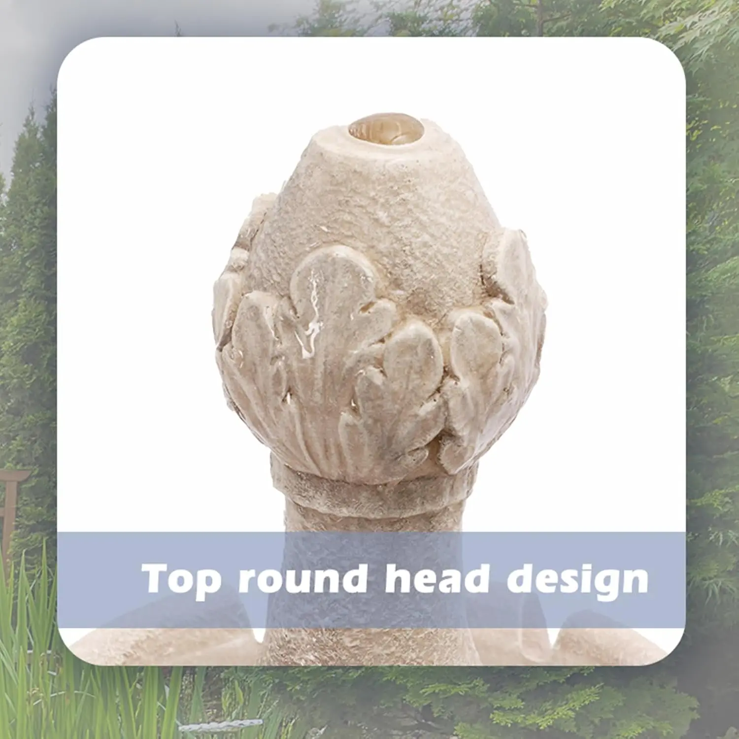 ^3-Tier Outdoor Water Fountain, 48.4