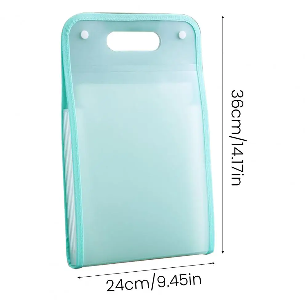 Органайзер для документов, водонепроницаемый расширяющийся органайзер для файлов-гармошка с ручкой, портативный держатель для документов для офиса