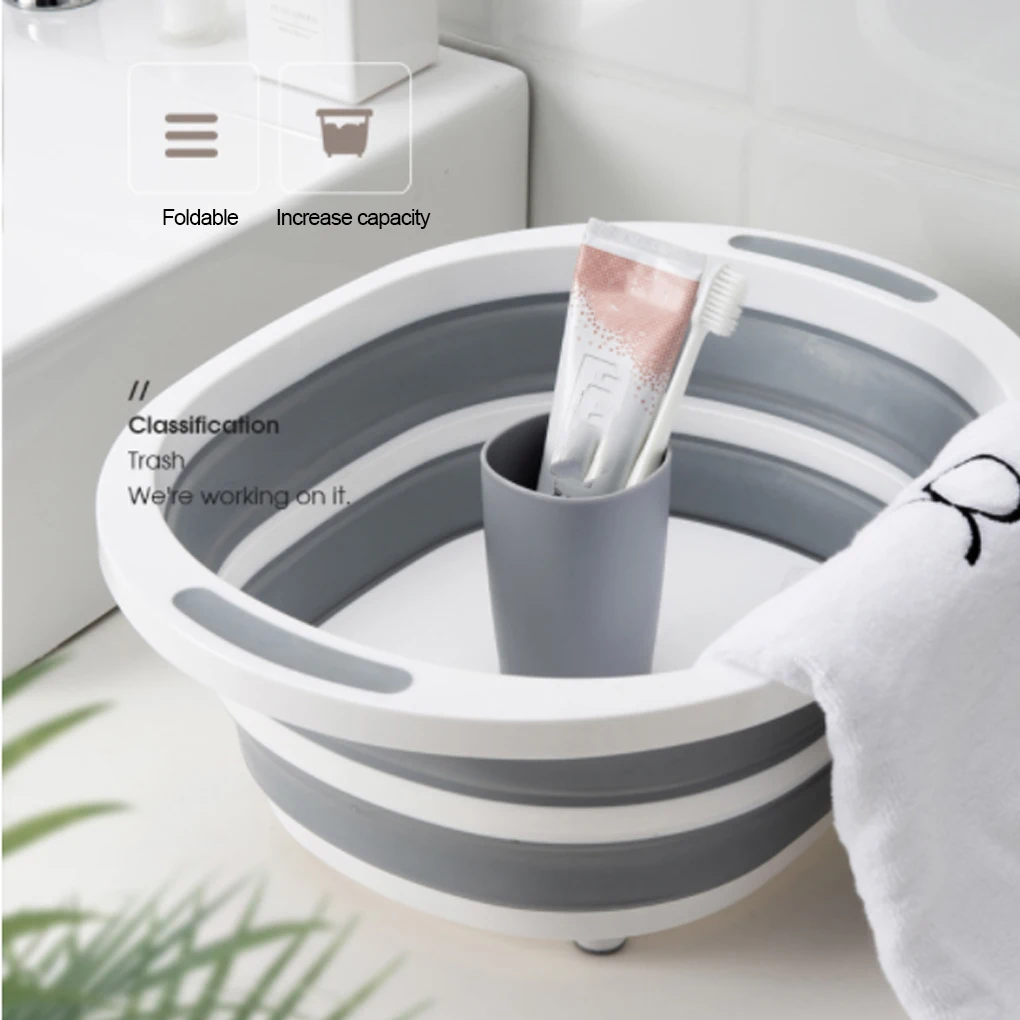 Basin Folding Face Washbasin Large Durable Laundry Washing Bucket